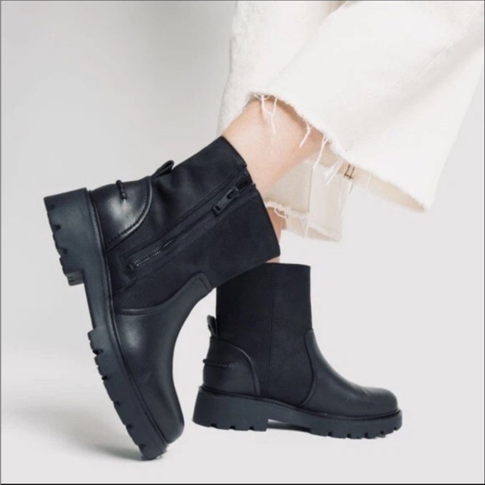 UGG Black Combat Boots